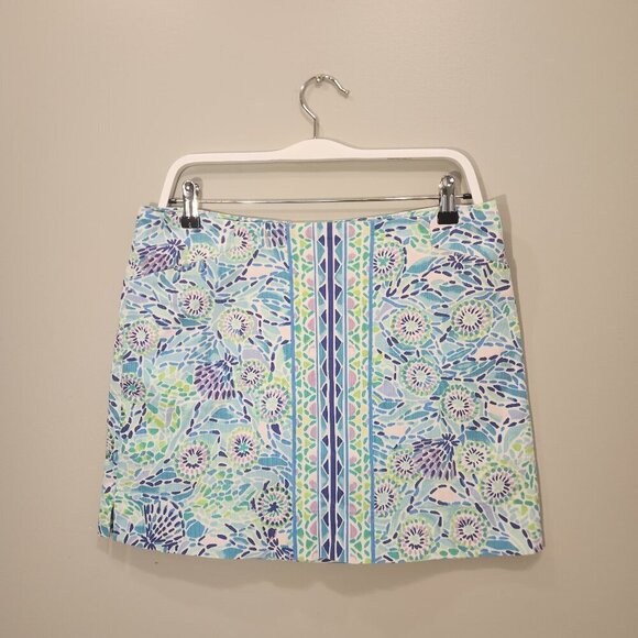 Lilly Pulitzer Marigold Skort Bright Preppy Resort Style - Pockets, Zip - Size 6 - Picture 1 of 8
